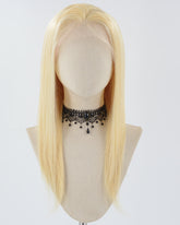 13*4 613 Blonde Human Hair Wig Straight Wig HT036