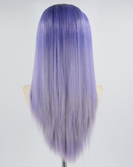 Ombre Purple Synthetic Lace Front Wig WW356
