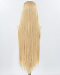 30 Inch Long Blonde Synthetic Lace Front Wig WW959