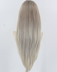 30inch Long Grey Ombre Synthetic Wig HW709