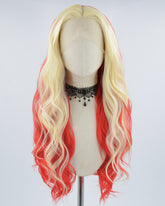 613 Blonde Red Synthetic Lace Front Wig WW561