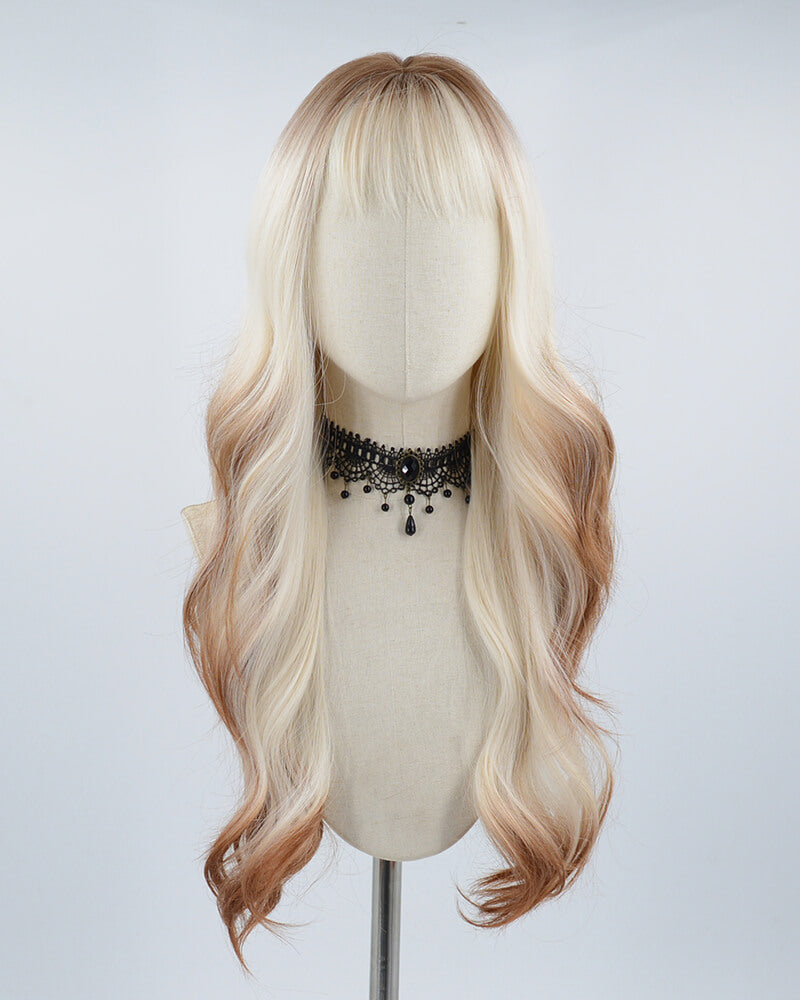 Brown Ombre Blonde Synthetic Wig HW243