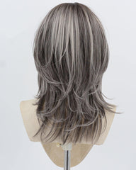 Grey Mixed Synthetic Wig HW781