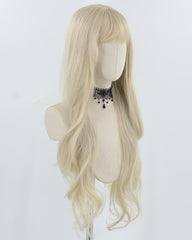 Ash Blonde Long Wavy Synthetic Wig HW702
