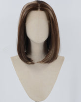 Black Skunk Stripe Bob Synthetic Lace Front Wig WW851