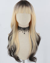 Black Ombre Blonde Synthetic Wig HW634