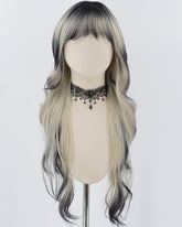 Long Black Ombre Synthetic Wig HW589