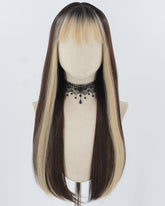 Blonde Brown Synthetic Wig HW652
