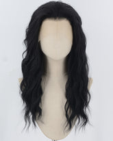 Curly Black Synthetic lace Front Wig WW298