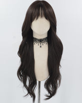 Black Long Wavy Synthetic Wig HW752