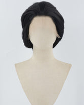Black Short Synthetic Lace Front Men's Wig MW001
