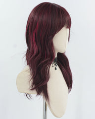 Black Red Synthetic Wig HW759