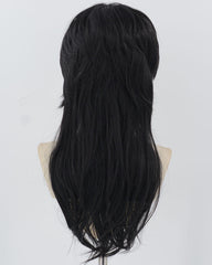 Black Cosplay Synthetic Lace Front Wig WW849