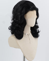 Black Wavy Synthetic Lace Front Wig WW250