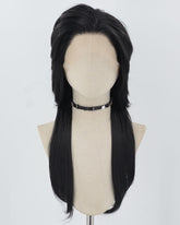 Black Cosplay Synthetic Lace Front Wig WW849