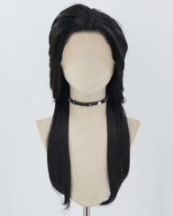 Black Cosplay Synthetic Lace Front Wig WW849