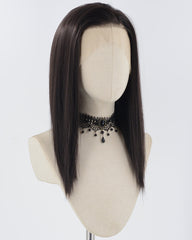 Natural Black Straight Synthetic Lace Front Wig WW801