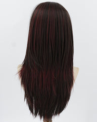 Black Red Synthetic Wig HW809