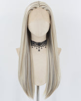 Blonde Strunk Stripe Brown Synthetic Lace Front Wig WW758