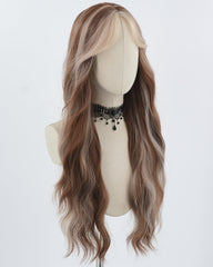Blonde Brown Long Synthetic Wig HW519