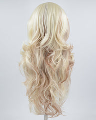 Blonde Brown Wavy Synthetic Lace Front Wig WW657