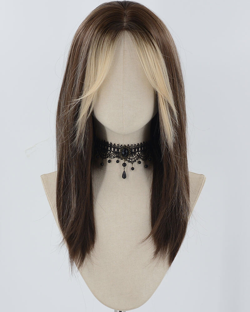 Blonde Brown Synthetic Wig HW617
