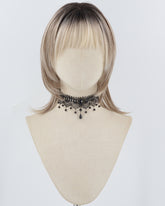 Blonde Ombre Brown Short Synthetic Wig HW710
