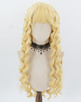 Blonde Curly Synthetic Wig HW813