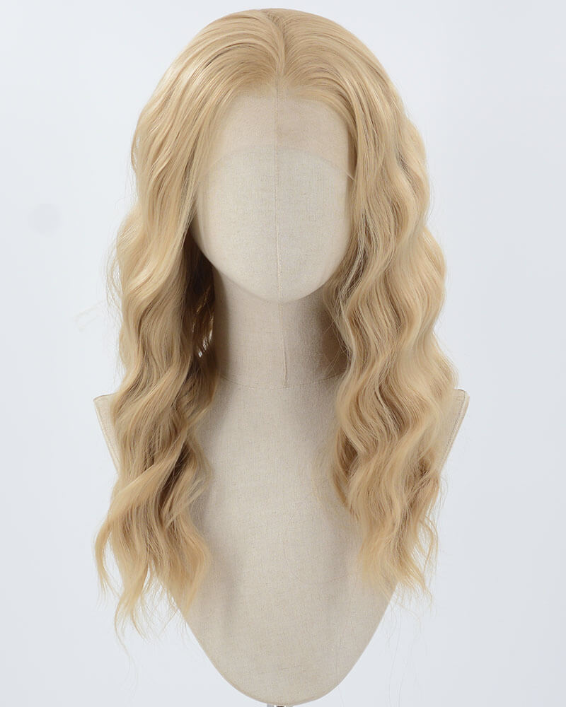 londe Curly Synthetic Lace Front Wig WW891