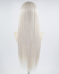 Grey Blonde Straight Synthetic Lace Front Wig WW667