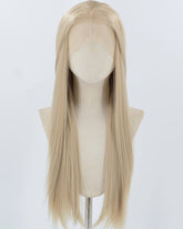 Blonde Long Straight Synthetic Lace Front Wig WW909