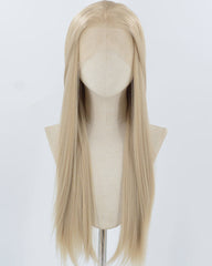 Blonde Long Straight Synthetic Lace Front Wig WW909