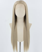 Blonde Long Straight Synthetic Lace Front Wig WW884