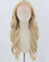 Blonde Long Wavy Synthetic Lace Front Wig WW892