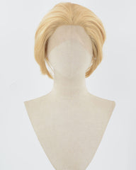 Golden Short Synthetic Lace Front Men's Wig MW003