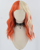 Platinum Blonde Orange Synthetic Wig HW644
