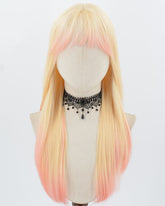 Pink Blonde Synthetic Wig HW814