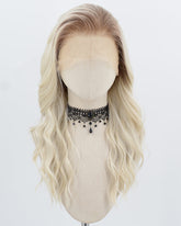 Ash Blonde Ombre Synthetic Lace Front Wig WW1007