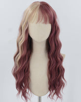 Purple Blonde Synthetic Wig HW654