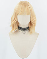 Blonde Short Wavy Synthetic Wig HW761