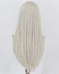 Platinum Blonde Tinsel Synthetic Wig HW848