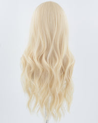 Long Blonde Wavy Synthetic Wig HW523