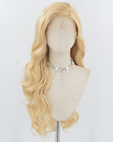 Blonde Wavy Synthetic Lace Front Wig WW910