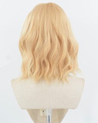 Blonde Short Wavy Synthetic Wig HW761