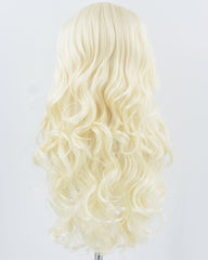 Blonde Wavy Synthetic Lace Front Wig WW899