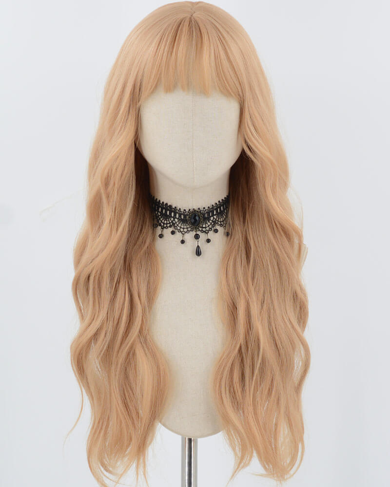 Golden Blonde Synthetic Wig HW625