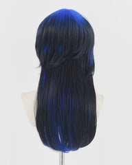 Blue Ombre Black Synthetic Wig HW469