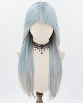 Blue Grey Synthetic Wig HW815