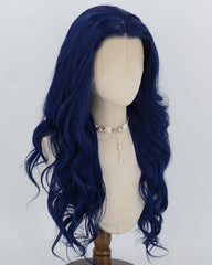 Blue Wavy Synthetic Lace Front Wig WW1077