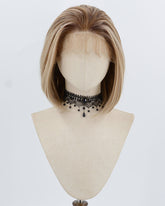 13*6 Ombre Blonde Skunk Stripe Bob Synthetic Lace Front Wig WW996
